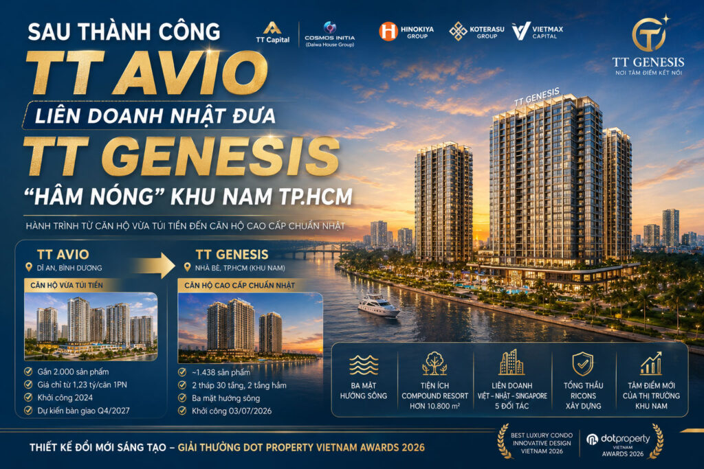 Sau TT AVIO, Liên Doanh Nhật Đưa TT Genesis “Hâm Nóng” Khu Nam