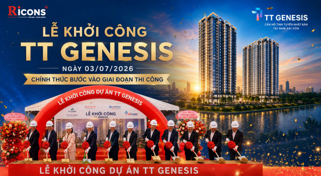 Lễ Khởi Công TT Genesis Ngày 03/07/2026 tại Nam Saigon