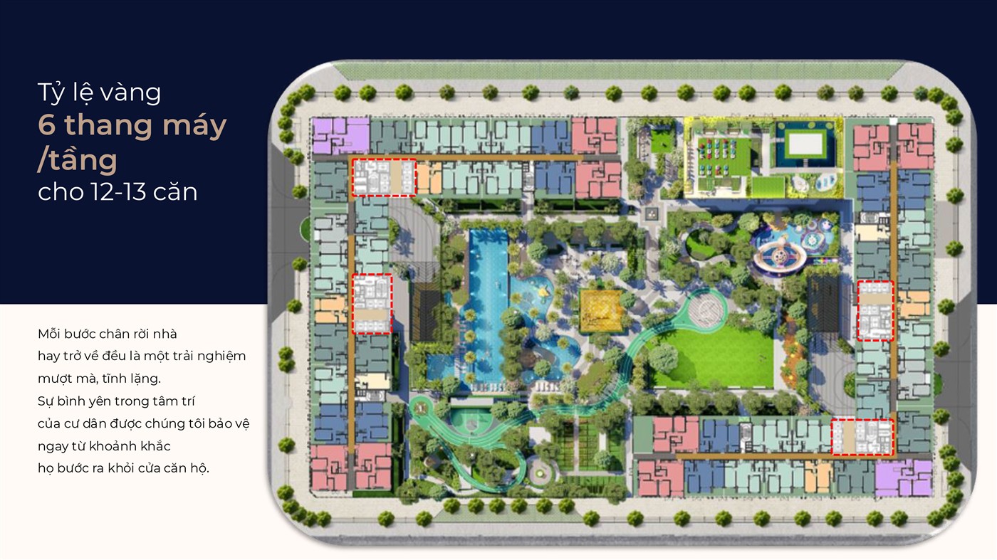 Tỷ lệ vàng 6 tháng máy cho 1 tầng