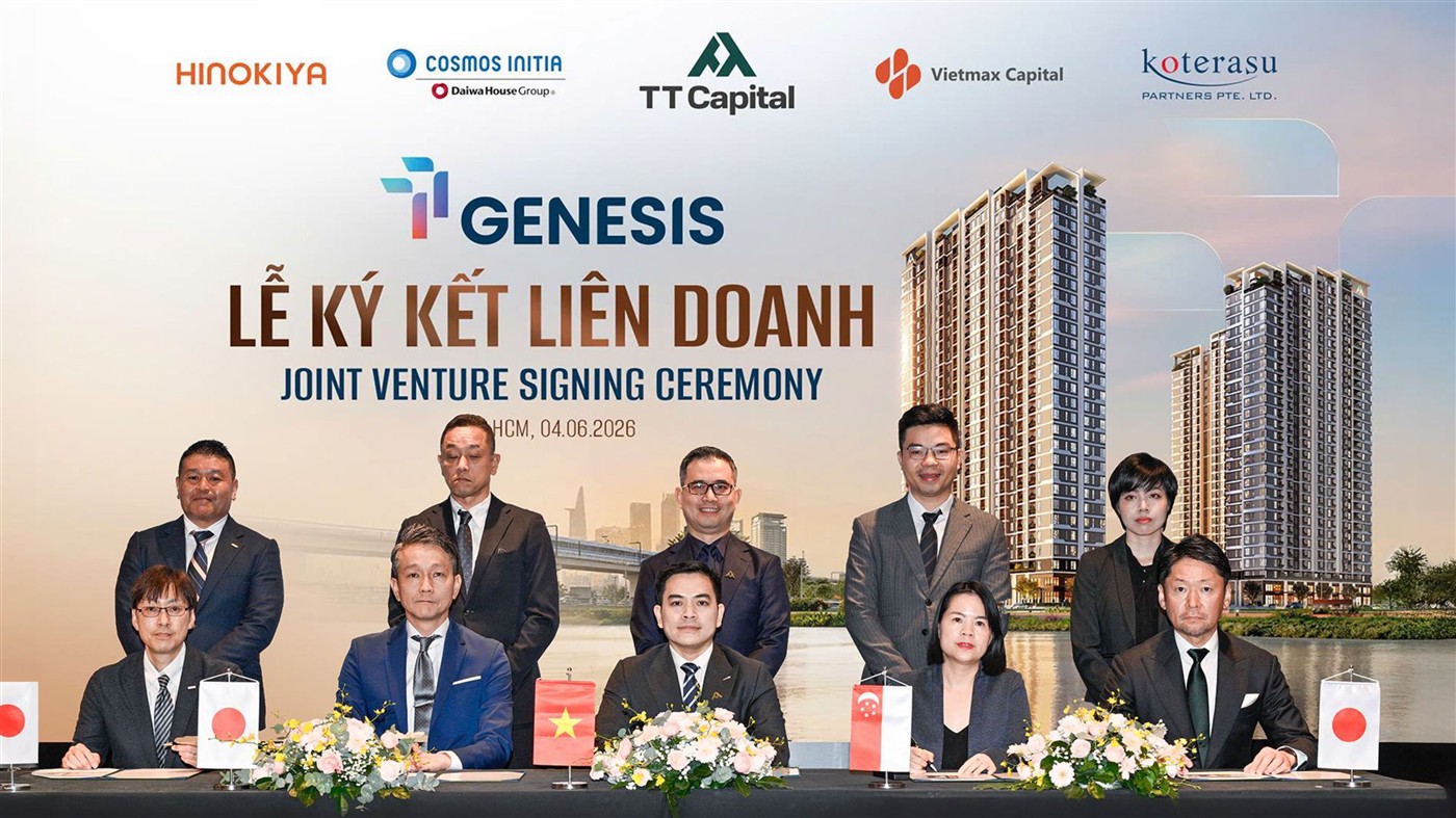 Lễ ký kết lien doanh hợp tác phát triển dự án TT Genesis