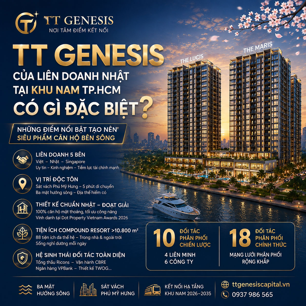 TT Genesis Của Liên Doanh Nhật Tại Khu Nam TP.HCM Có Gì Đặc Biệt?